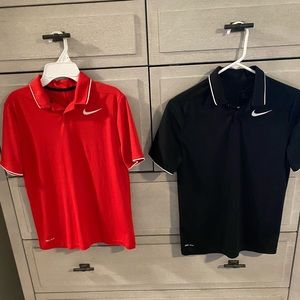 Boys Nike Dri fit polos